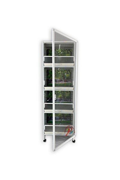 İstanbul Kafes MODEL 01 - KUŞ DOLABI - 4'lü (MONTAJLI KURULU GÖNDERİM)