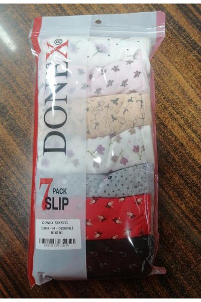 DONEX Chiloți bikini cu model Donex 7 piese - 1369
