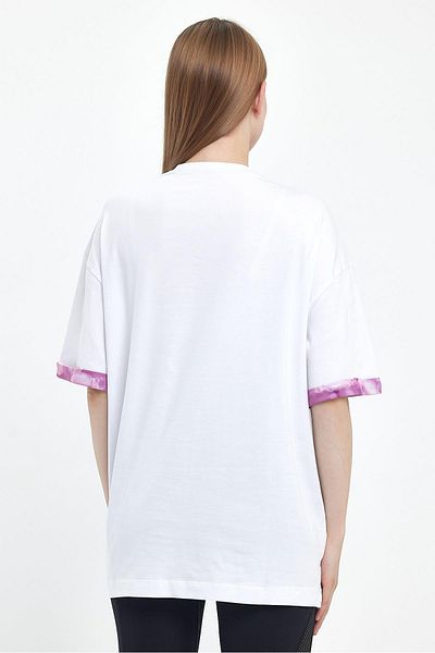 GRAB Tricouri oversize albe cu imprimeu Grab pentru damă