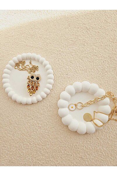 DNZ DEKOR 2'li Bubble Oval Dekoratif Tabak