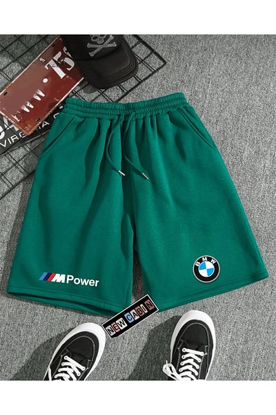 NewCabin Νέα σεζόν Καλοκαιρινό σορτς BMW Mpower με στάμπα χωρίς αξιολόγηση, άνετα κομμένα σορτς