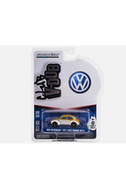 Greenlight V-dub 1950 Volkswagen Type 1 Split Windows Beetle 1/64 Model Araba