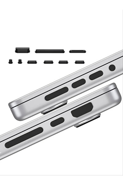Nezih Case Apple Macbook / A3113 / A3114/ A2992 / A2991 / A2912 / A3240 Uyumlu 9'lu Toz Önleyici Tıpa Seti