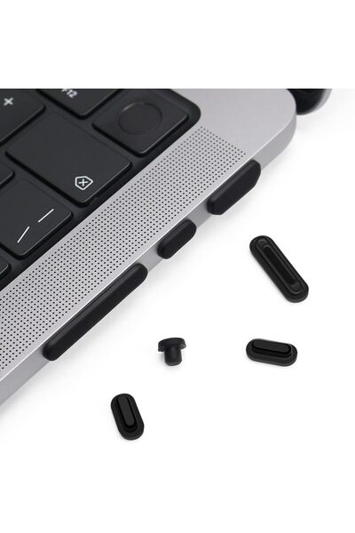 Nezih Case Apple Macbook / A3113 / A3114/ A2992 / A2991 / A2912 / A3240 Uyumlu 9'lu Toz Önleyici Tıpa Seti