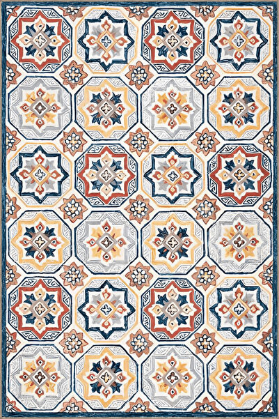 Rugs Modern Halı Светъл цвят Тонда Геометричен Креативен Тъкан Килим 4003