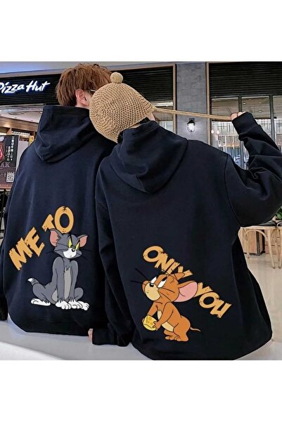 PERISENSE Unisex, femei, bărbați, cu imprimeu Tom și Jerry, pentru cupluri de...