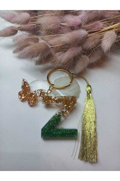 demirbasavm سلسلة مفاتيح إيبوكسي Z مصنوعة يدويًا