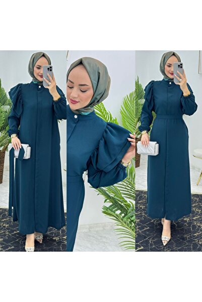 FIRSTESLEM Dubai Crepe Sleeves Frilly Ferace