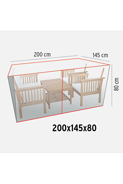 BEYAZ 200x145x80 Zaštitna navlaka za sofu