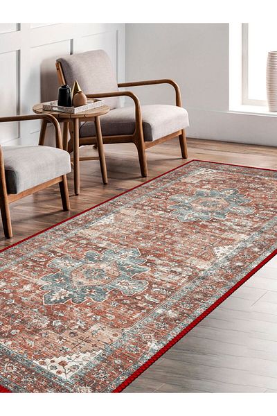 Deck سلسلة Dk001 سجادة قطنية ملونة عتيقة بنمط ريترو