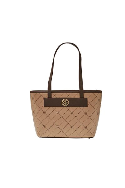 ipekevi Geantă tote cu monogramă aurie