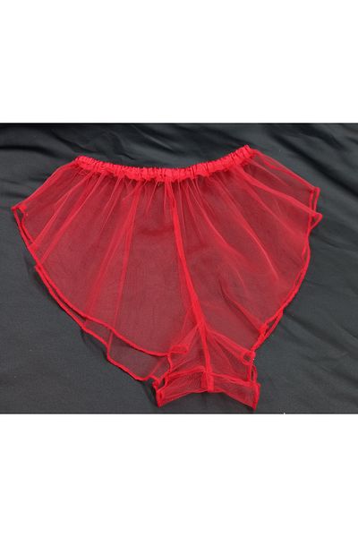es moda shop Red Bonita Tulle Shorts