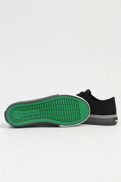 Benetton ® IMPORTED Black and White Children's Sports ShoesBNI-10041