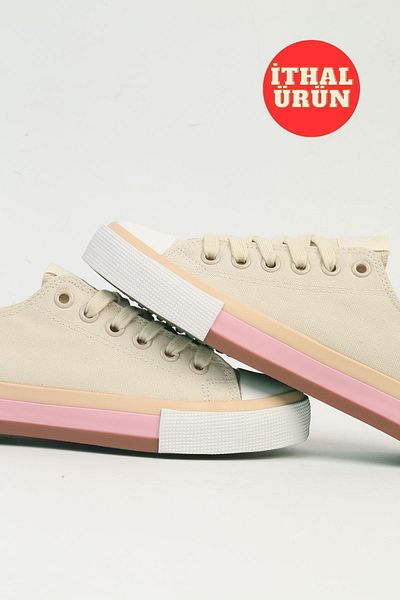 Benetton ® IMPORTED Beige Women's Sneakers BNI-10031