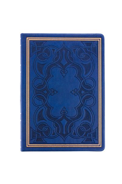 Victoria's Journals Vintage Old Book Notebook 14x20 Navy Blue