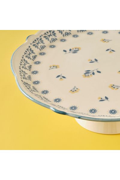 Bella Maison Mabel Stoneware Cake Stand Blue (32 cm)