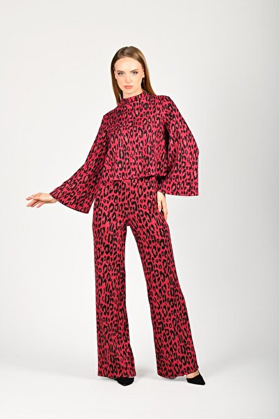 la luce QB136 Salda Bluz - Fuşya