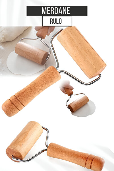 Orvila الرول الخشبية | جهاز لف العجين والبيتزا والبقلاوة والمعجنات برأس دوار