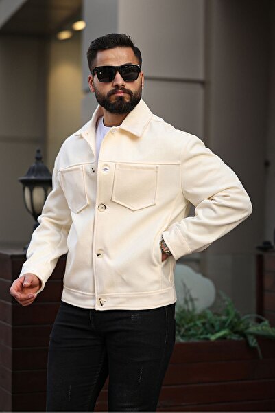 RHONES MEN'S BUTTONED SPOON JACKET WITH CHEST POCKET