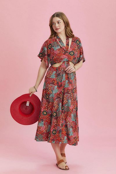 Los banditos Rochie Plus Size cu model etnic