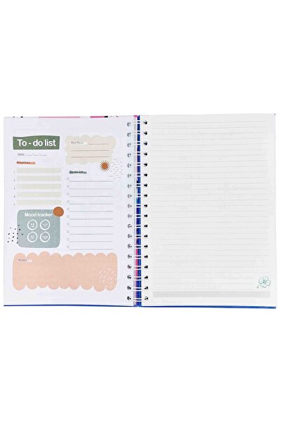 Lizy 17x24 cm Hard Cover Spiral Talking Agenda - DESIGN-10