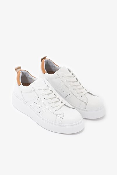 Louis Cardy Josh White Genuine Leather Women's Sneakers