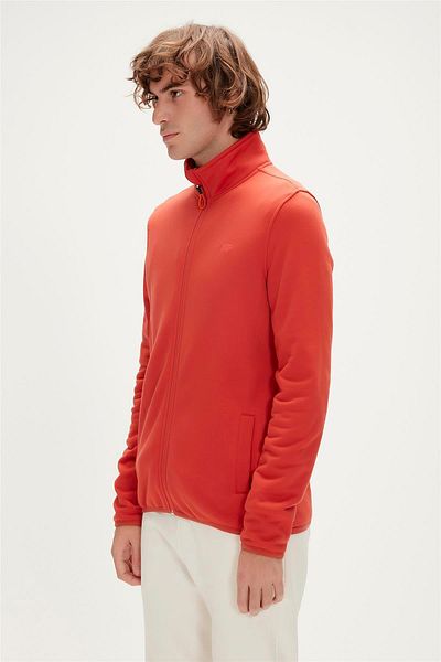 Bad Bear Bowie Full-zip Ginger Cinnamon Zippered Men's Fleece Sweatshirt