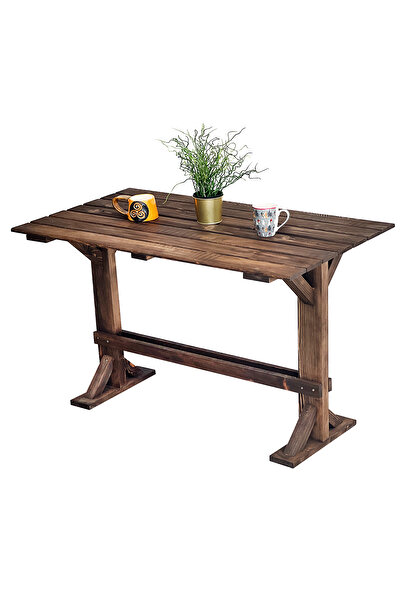 Weblonya Mutfak Masası Ahşap Bahçe Masası Ağaç Masa 5139