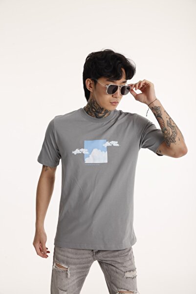 The Champ Clothing Ανδρικό βαμβακερό μπλουζάκι με στάμπα με λαιμόκοψη