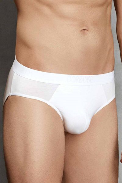 Doreanse Men's Very Thin and Elegant Cotton Fabric Plus Size Briefs-slip 1015p