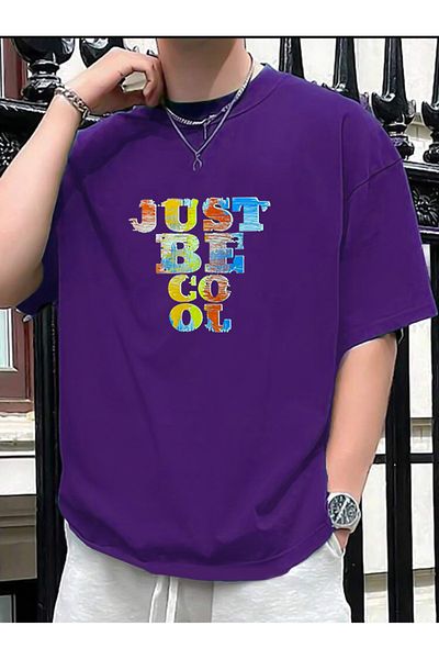 Medinenur Unisex Just Be Cool - Τυπωμένο T-Shirt