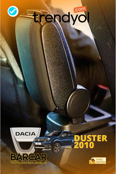 BARCAR Dacia Duster 2010 Auto Armrest Black Leather