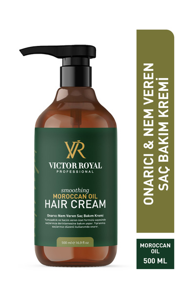 Victor Royal Argan Yağlı Onarıcı Nem Veren Saç Bakım Kremi 500 Ml.