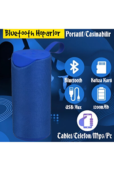 nextbuy Taşınabilir Kablosuz Hoparlör Bluetooth FM Radyo Aux/Usb/Sd Kart Giri...