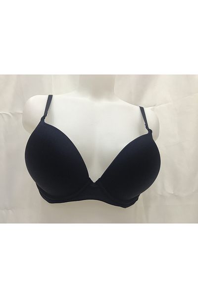 Le Jardin Sutien magic pentru femei, albastru bleumarin, mărimea 2, cu susținere dublă, micro-acoperită 7033