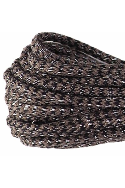 Ritzz Γεμισμένο βαμβακερό κορδόνι Mink Black Silver Glitter