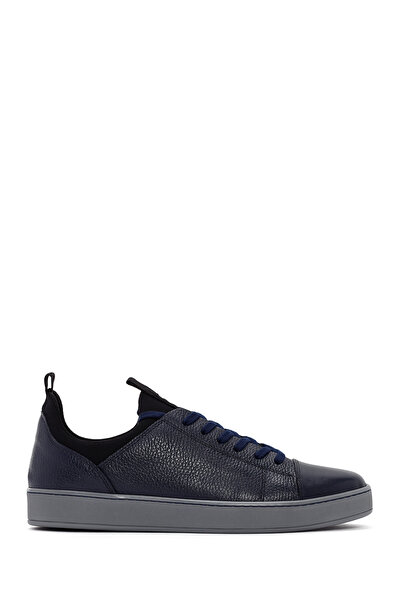 Derimod Men's Navy Blue Leather Sneakers