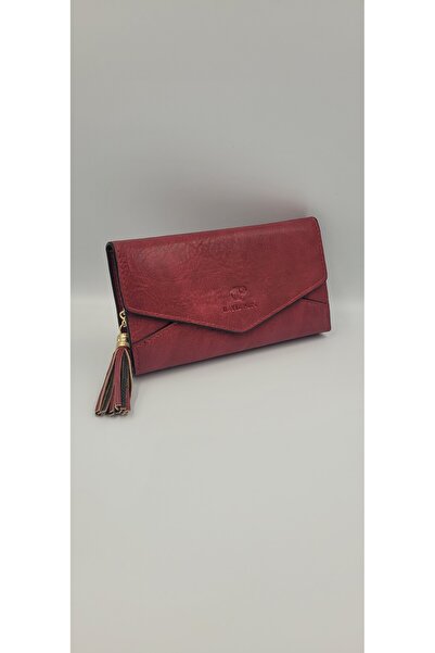 DAVİD POLO CÜZDAN Hakiki Yumuşak Deri İthal Kart Bölmeli Fermuarlı  Püsküllü ...