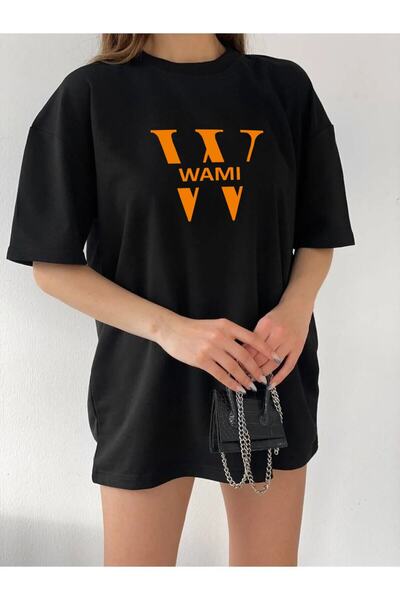 CONSTRAİN Wami Logo Unisex Oversize Boyfriend Majica