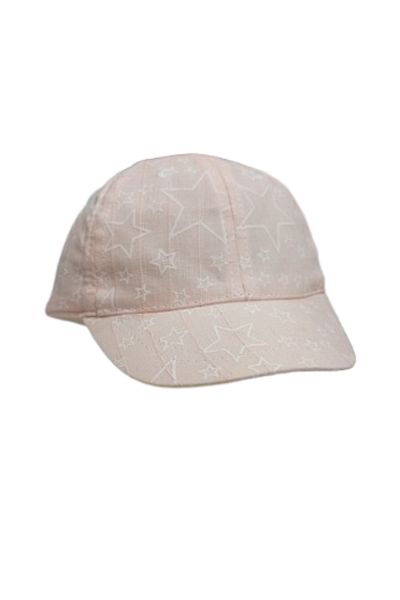 Kitti KITTI BABY GIRL PINK STAR PATTERNED CAP HAT 0-9 MONTHS HEAD CIRCUMCIS 42-44 CM