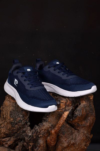 Pierre Cardin Men's Navy Summer Anti-Sweat Anti-Slip Anti-Odor Ultra Light Full Orthopedic Walking Shoes