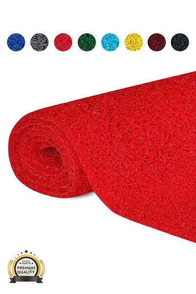 TBMPLASTİK Curly Mat Non-Slip Base Carpet Runner Door Mat