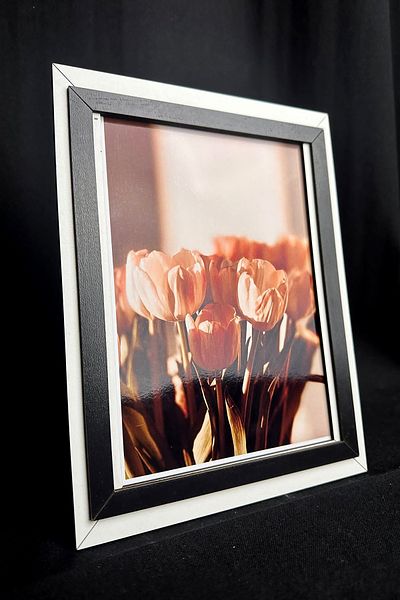 bymat 1 PIECE 15X21 STRIPED PHOTO FRAME