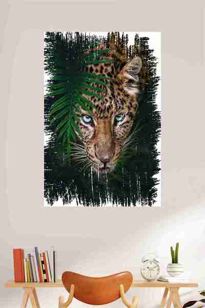 LİPYOS Ρετρό αφίσα με θέμα το Leopard 3 mm