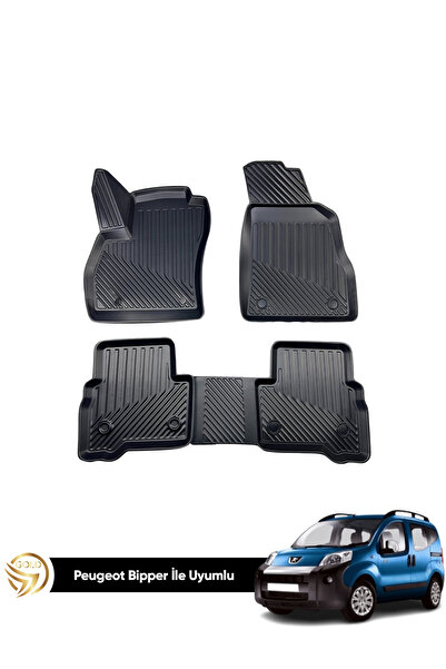 Black Gold Peugeot Bipper 3D Havuzlu Araca Özel Excellent Oto Paspas