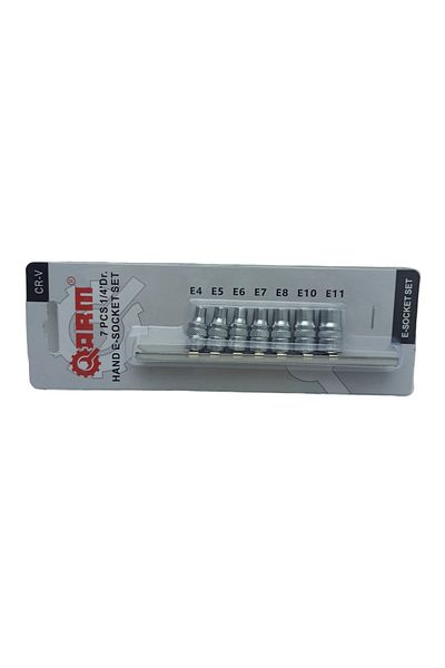 Arm 7 Pc E Socket Set Small