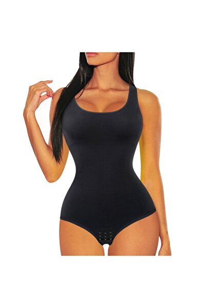 İNCEYAŞAM مشد نسائي بأشرطة سميكة - لون البشرة للجسم