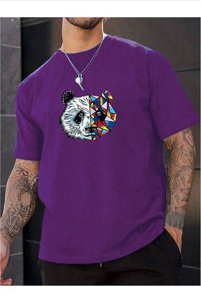 Medinenur Μπλουζάκι Unisex με στάμπα Panda