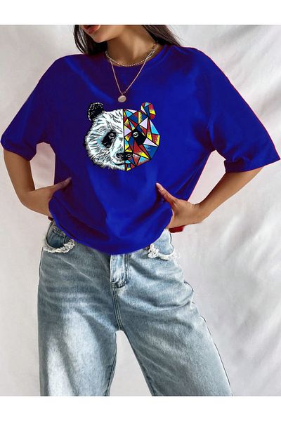 Medinenur Μπλουζάκι Unisex με στάμπα Panda