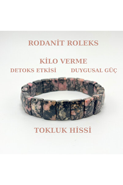 Certified Rodanite Natural Stone Rolex Bracelet